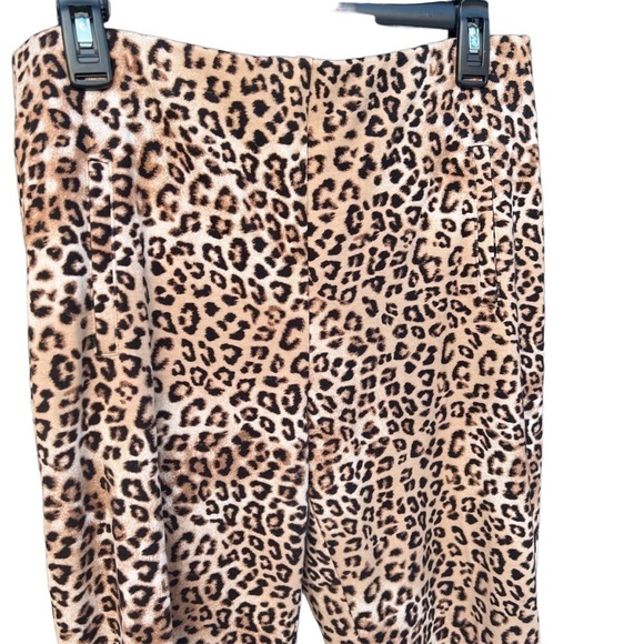 Chicos  Cheetah Print Elastic Waist Pants size 1.5 - Picture 2 of 10
